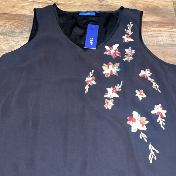 APT.9 Sleeveless Maxi Dress.  Size Large. NWT. - Picture 1 of 12